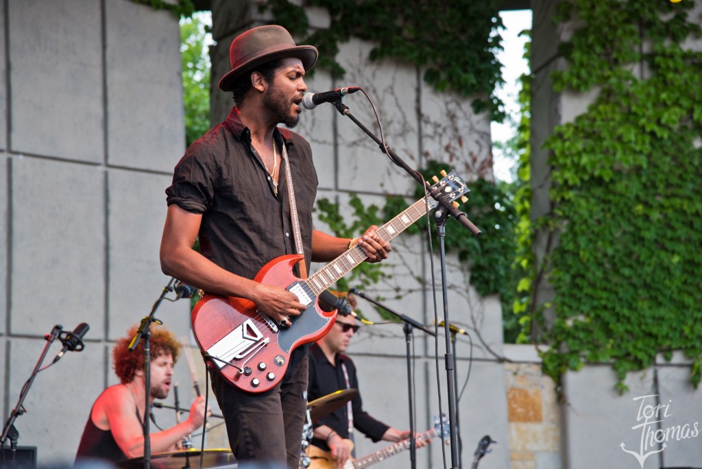 Givin It Up to the Blues: Gary Clark Jr. at Meijer Gardens on Wednesday. (Photo/Tori Thomas)