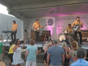 Beatles Tribute: Grand Haven's Coast Guard Festival had lots of musical fireworks this week. (Photo/Steve Weideman)