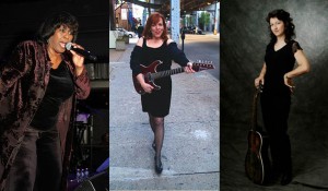 B.B. King Tribute: Shirley King, Liz Mandeville and Donna Herula perform on Saturday night.