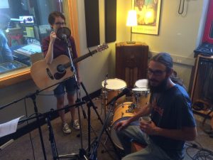 In Studio X: Jenny LaJoye, left, and Tony Lajoye