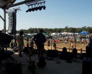 Rocking the Woods: The festival stage in 2014. (Photo/Local Spins)
