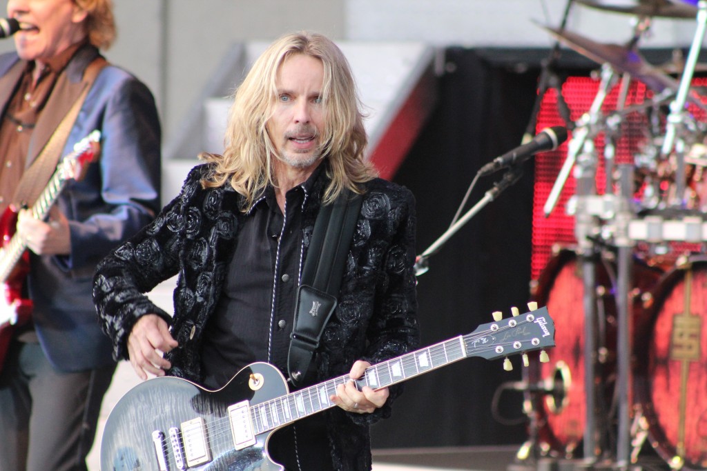 Awesome Place for a Rock Show: Styx guitarist Tommy Shaw and his bandmates relished their Meijer Gardens debut. (Photo/Anna Sink)