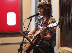 Eyeing a September Album Release: Mainville at WYCE. (Photo/Anna Sink)