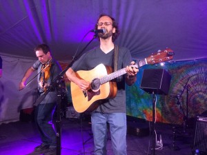 Mitten Stage: Whistle Stop Revue regaled a small but enthused bunch at the smaller Hoxeyville stage. 