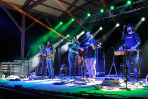 Home in the Woods: Greensky Bluegrass at Hoxeyville. (Photo/Anna Sink)