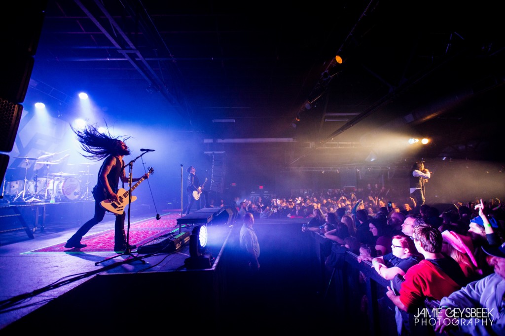 Intersection Faves: Pop Evil in their last appearance inside the nightclub. On Friday, the band will be outdoors. (Photo/Jamie Geysbeek)