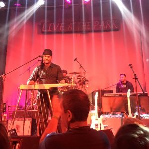 Pedal-Steel at the Park: Robert Randolph on state at Holland's Park Theatre. (Photo/Jared DeBacker)