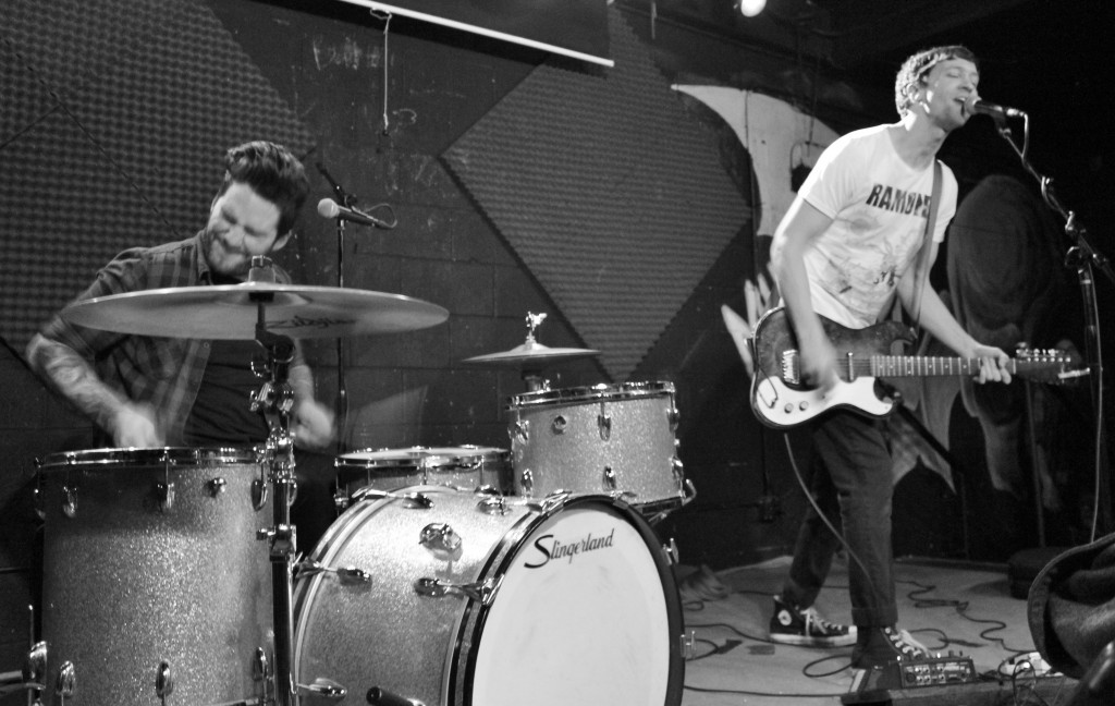 Branching Out, Recording With an Icon: Brent French and Joey Dornbos of the Bangups. (Photo/Local Spins)