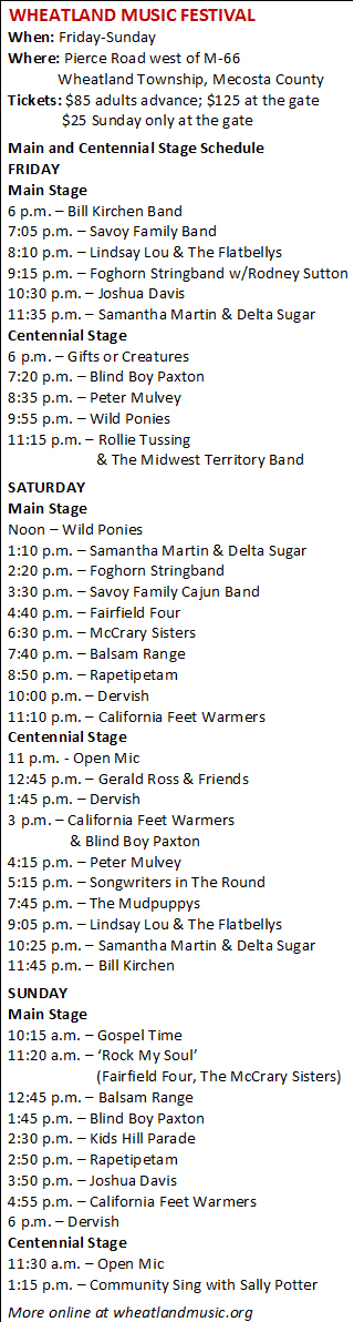 Save this image on your smartphone to take with you to Wheatland.