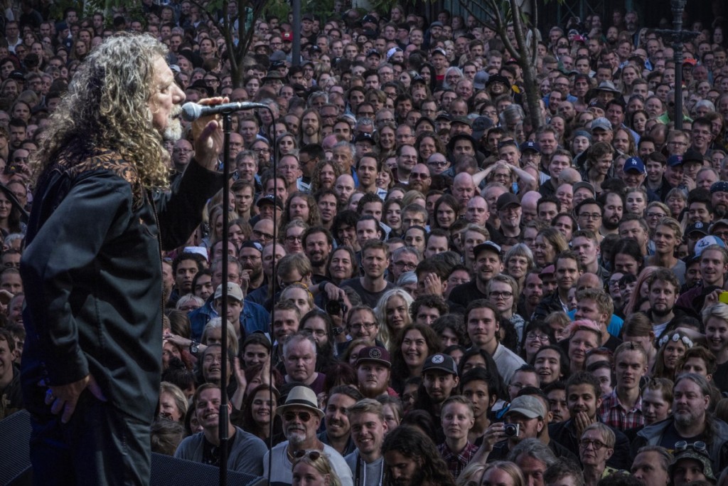 Master of Change: Robert Plant performing earlier this year in Sweden (Photo/Oli Powell, robertplant.com)