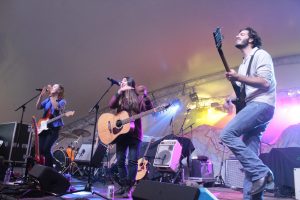 Getting It Started: The Cranes on stage at The Eddy. (Photo/Anna Sink)