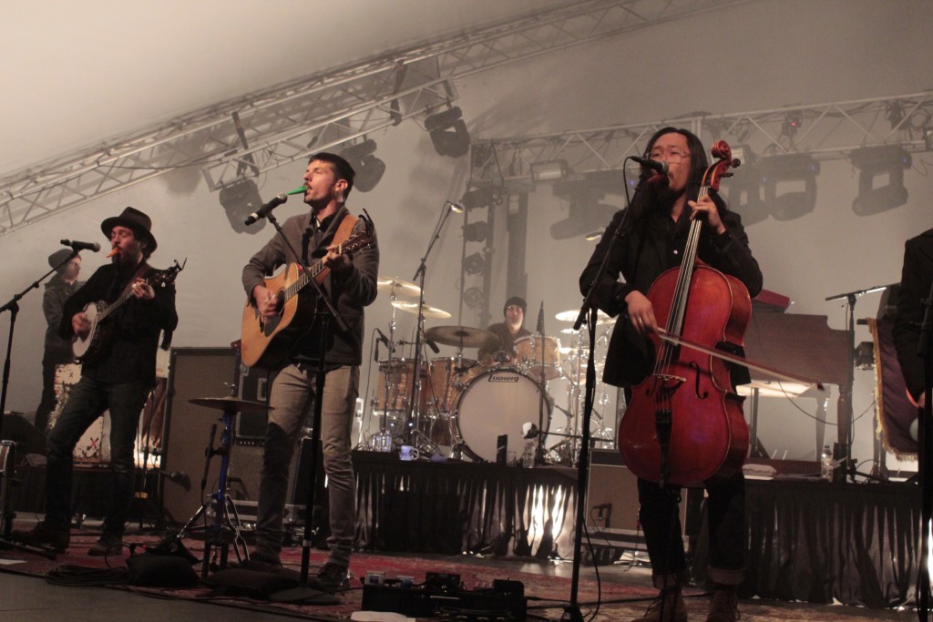 Kick Drum Heart and Soul: The Avett Brothers at The Eddy on Saturday night. (Photo/Anna Sink)