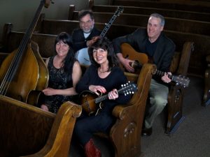 Zellie's Band: Venue owner and mandolinist Terri Grannis, center, also performs in the house band.