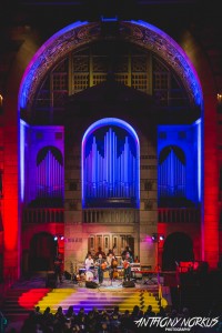 Songs That Make People Think: Davis performing at Fountain Street Church earlier this year. (Photo/Anthony Norkus)