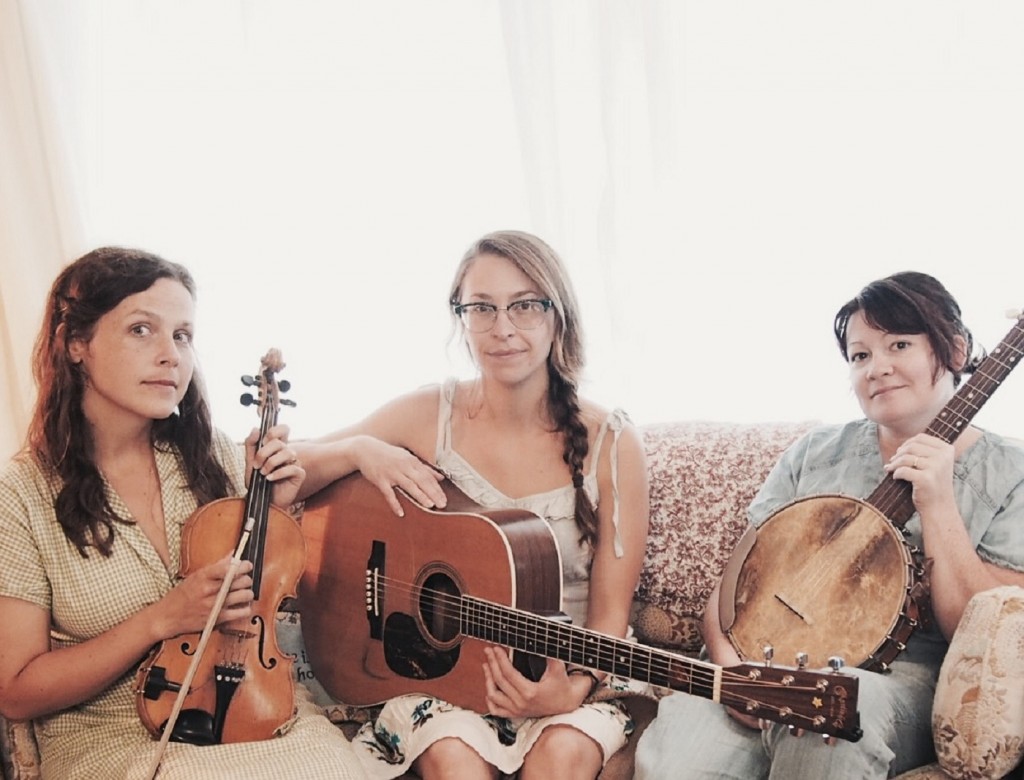 Like Heaven Buttered Toast: May Erlewine, Lindsay Lou and Rachael Davis of Sweet Water Warblers.