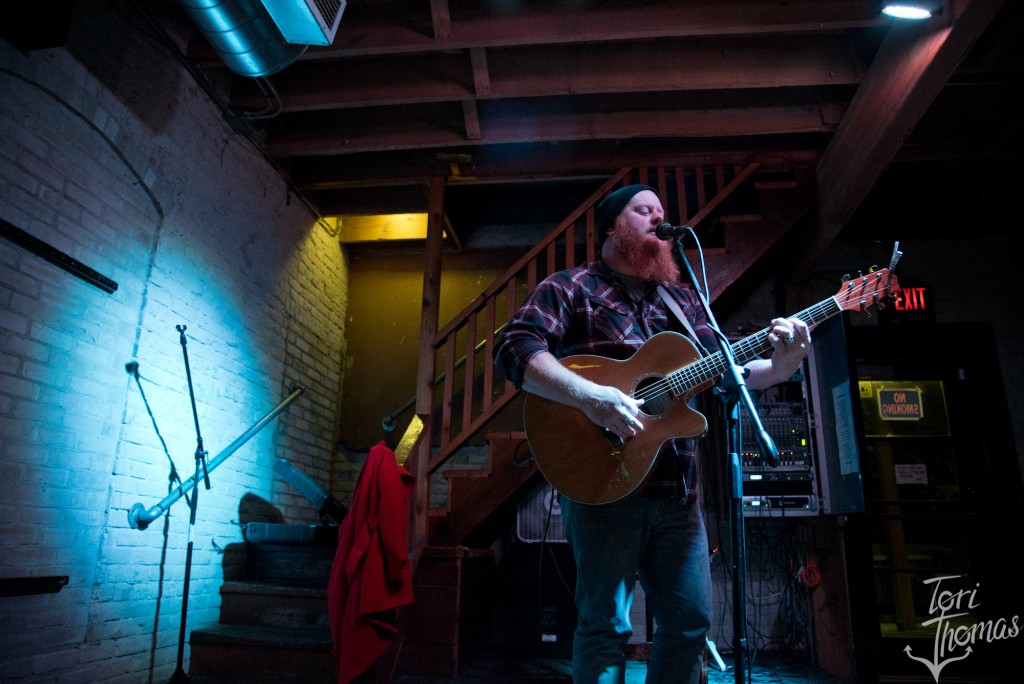 'Fun and Non-Threatening': Singer-songwriter J. Ryan Berends performing recently at Rocky's. (Photo/Tori Thomas)
