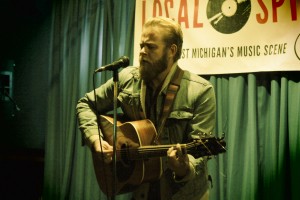 Part of a Fertile Scene: Sjoblom performing at SpeakEZ Lounge earlier this week. (Photo/Anna Sink)