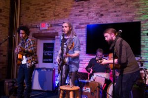 Thrilled to Play Music at the Museum: Holland's Brother Adams (Photo/Loren Johnson)