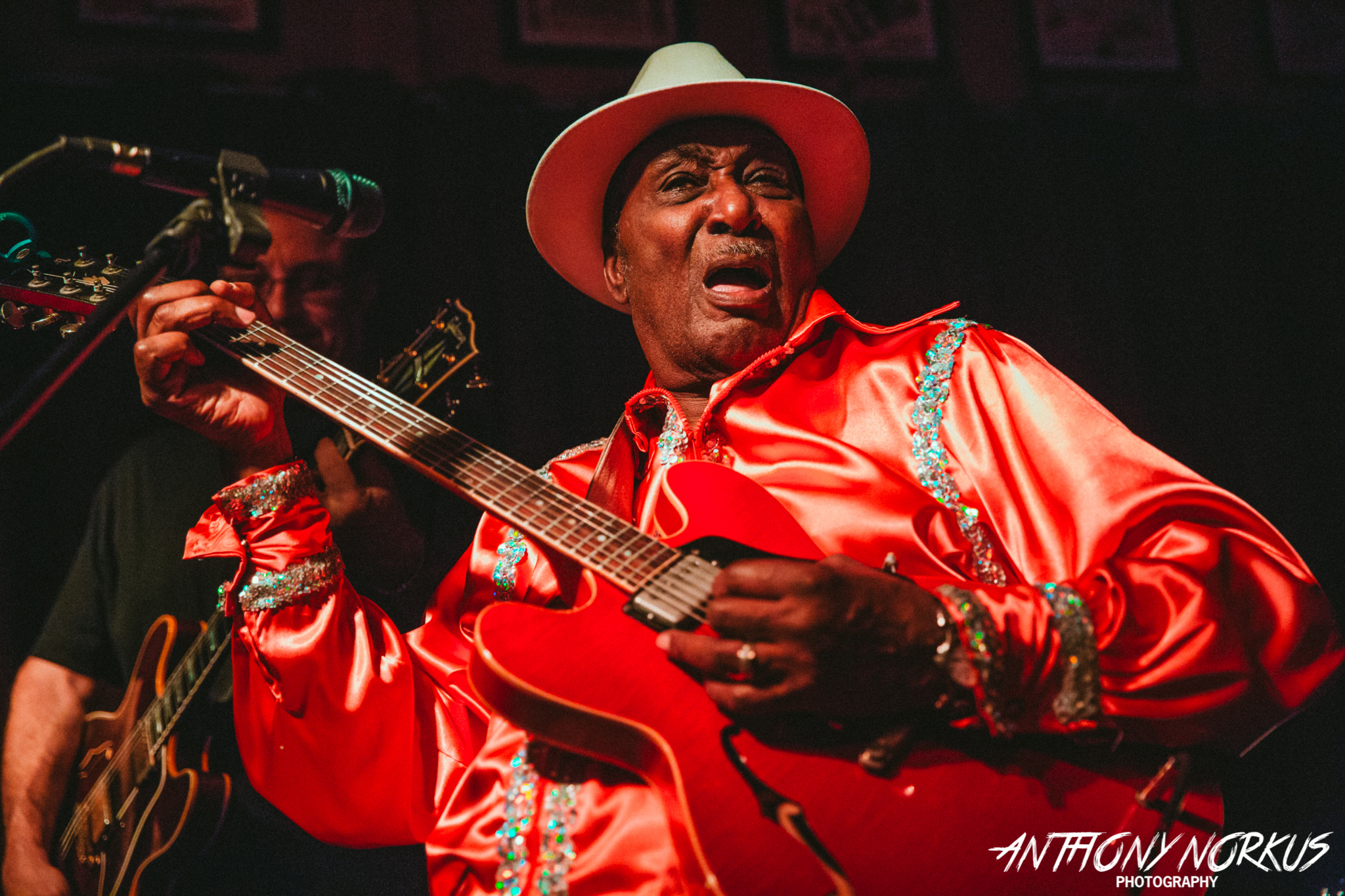 Eternally Young Bluesman: Eddy "The Chief" Clearwater played Grand Rapids the day before his 81st birthday. (Photo/Anthony Norkus)