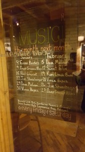 Promoting Local Music: Odd Side Ales has a full schedule of shows. 