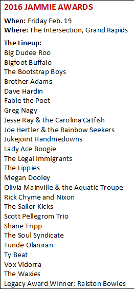 The 2016 Jammie Awards Lineup