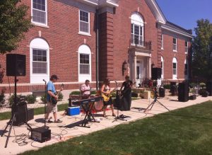 Venues of All Kinds: Last year, the CIty Hall lawn was a Walk the Beat venue, along with business ranging from hardware stores to coffee shops. 