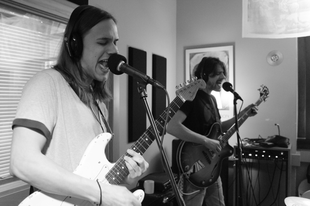 Ear Muzik: Trash Hounds in Studio X during Local Spins on WYCE. (Photo/Anna Sink)