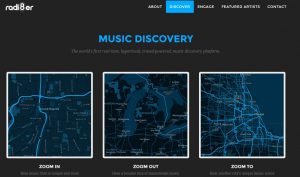 Real-Time Music Discovery: The goal of radi8er.
