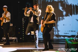 Flute Rock: Anderson displayed nimbleness and dynamic flute playing. (Photo/Anthony Norkus)