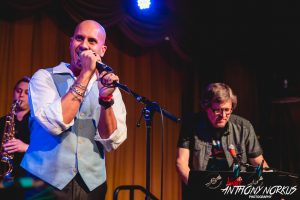 Soul Man: Diego Morales joined The Honeytones for their opening set, then fired up dancers with The Soul Syndicate. (Photo/Anthony Norkus)