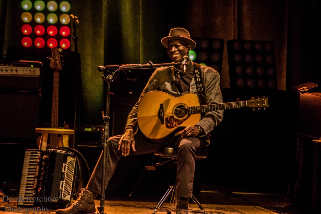 Intimate, Crowd-Pleasing Show: Keb' Mo' brought his musical tales to Kalamazoo's State Theatre this weekend. (Photo/Derek Ketchum)