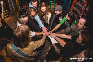 All For One and One For All: The Outer Vibe and friends at The Intersection on Saturday. (Photo/Anthony Norkus)