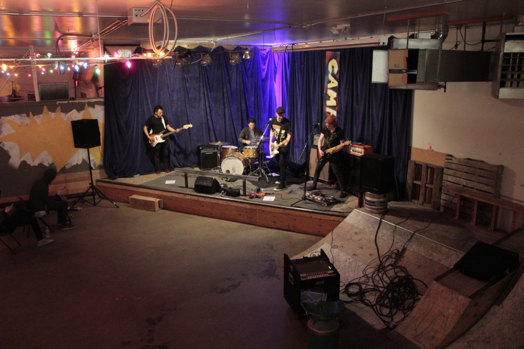 Silencing the Music: The Bangups played a show at Camp H. Skate Park earlier this year. The township has since ordered concerts halted at the venue. (Photo/Anna Sink)