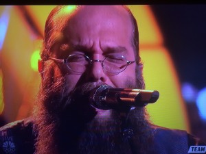 Blues Man: Al-Saadi found favor with judges and fans for his singing and guitar-playing.