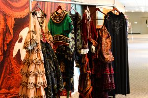 Extensive Wardrobe: Just a few of the costumes from the production. (Photo/Hunter Gamble)