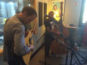 New Material: Adam Balcer and Tim McKay in Studio X.