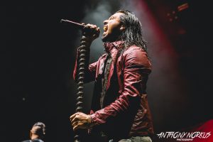 Homecoming: Leigh Kakaty and Pop Evil got things started at Van Andel Arena. (Photo/Anthony Norkus)