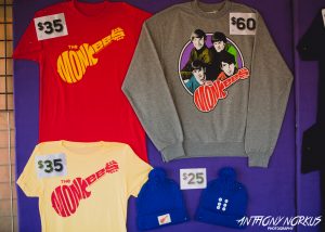 Nostalgic Gear: The merchandise booth was busy on Wednesday. (Photo/Anthony Norkus)