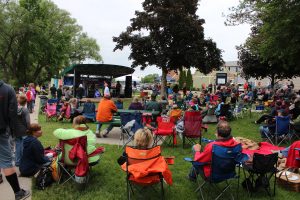 Summer Strains: Outdoor music was everywhere in Rockford this week. (Photo/Anna Sink)