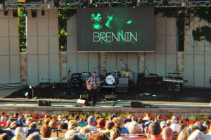 Crowd-Pleasing Opener: Brennin set the stage for America. (Photo/Deshia Dunn)