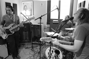 In Studio X: Devin & The Dead Frets performing for Local Spins on WYCE. (Photo/Anna Sink)