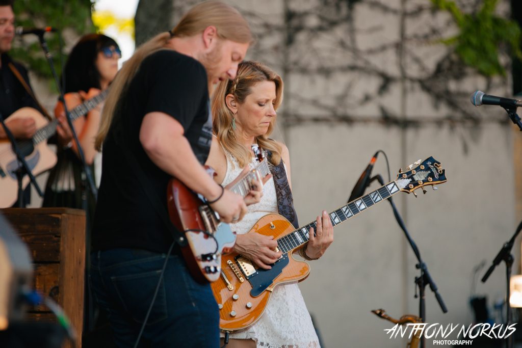 Instrumental and Vocal Prowess: Tedeschi Trucks Band at Meijer Gardens on Friday. (Photo/Anthony Norkus)