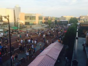 The Scene: Grandville Avenue SW outside Founders Brewing on Saturday. (Photo/Local Spins)
