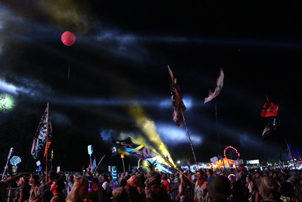 Lighting Up the Forest: Savoy played the Sherwood Court stage on Friday night at Electric Forest. (Photo/Ricky Olmos)