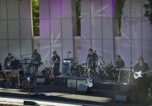 Stellar Band: The six-piece group also included backing singer Alethea Mills. (Photo/Chris Clark)