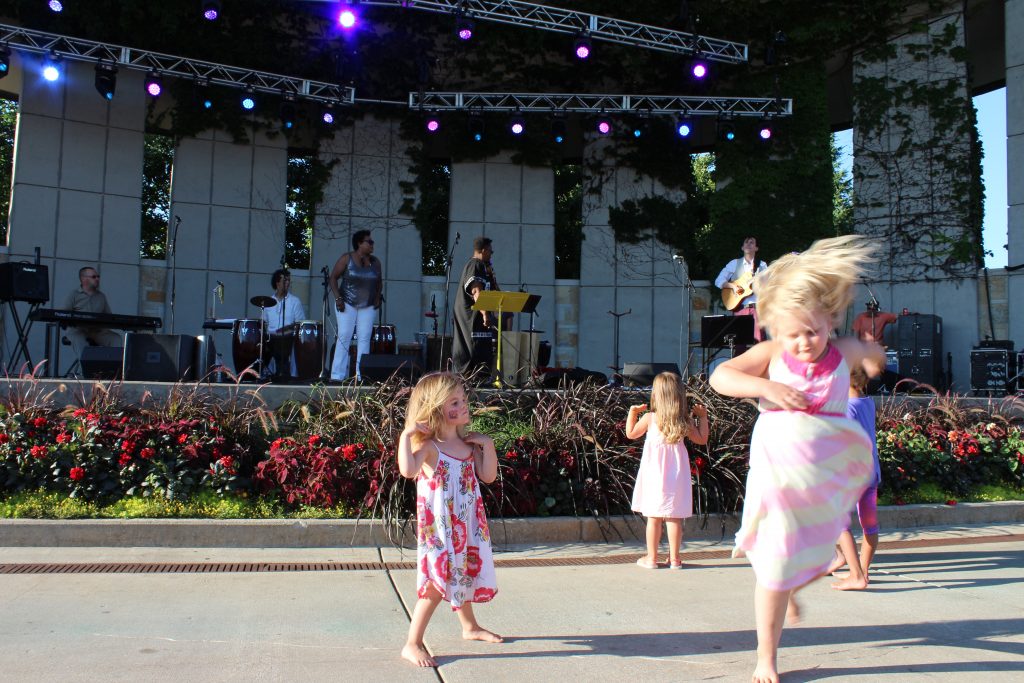 Family Fun: The opening night of Tuesday Evening Music Club was a sunny affair. (Photo/Deshia Dunn)