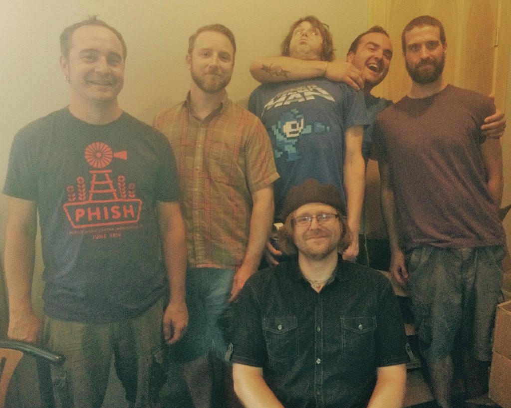 Farewell Show: Russell Olmsted, seated, plays his final show with Ultraviolet Hippopotamus on Saturday. (Photo/Local Spins)