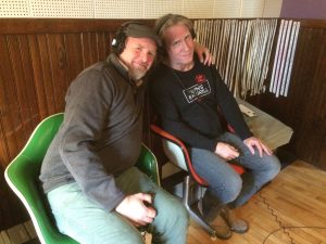 In the Studio: Jack Leaver with Dave Stanton at Goon Lagoon. (Photo/Local Spins)
