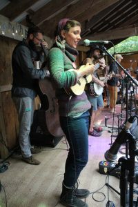 Island Girl: Megan Dooley during the Beaver Island Music Festival. (Photo/Anna Sink)