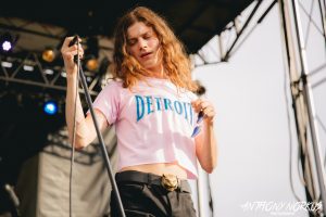 Detroit Love: Borns got cheers for his choice of apparel. (Photo/Anthony Norkus)